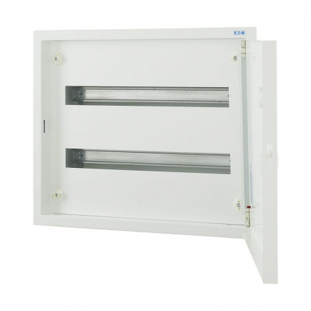 Tablouri metalice - Tablou metalic ST 48 module (2x24) usa plina IP30 Eaton alb BF-U-2/48-C