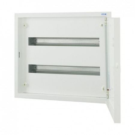 Tablouri metalice - Tablou metalic ST 48 module (2x24) usa plina IP30 Eaton gri BF-U-2/48-G-C