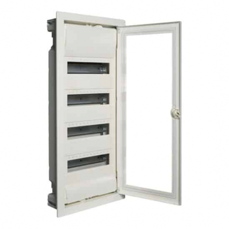 Tablouri metalice - Tablou metalic ST 48 module (4x12) usa transparenta Hager VU48NG