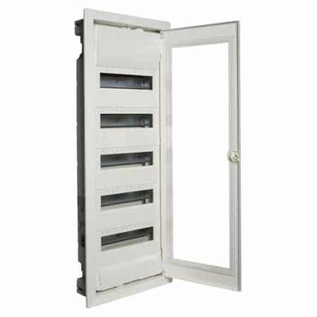 Tablouri metalice - Tablou metalic ST 60 module (5x12) usa transparenta Hager VU60NG