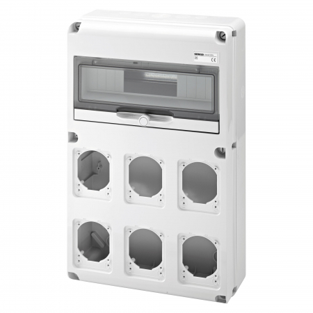 Organizare santier - Tablou organizare Q-DIN 14M 6 prize IEC 16/32A Gewiss GW68008N