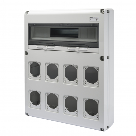 Organizare santier - Tablou organizare Q-DIN 20M 8 prize IEC 16/32A Gewiss GW68013N