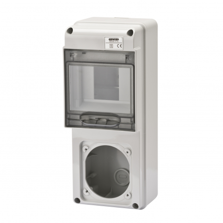 Organizare santier - Tablou organizare Q-DIN 5M 1 priza IEC 16A Gewiss GW68017N