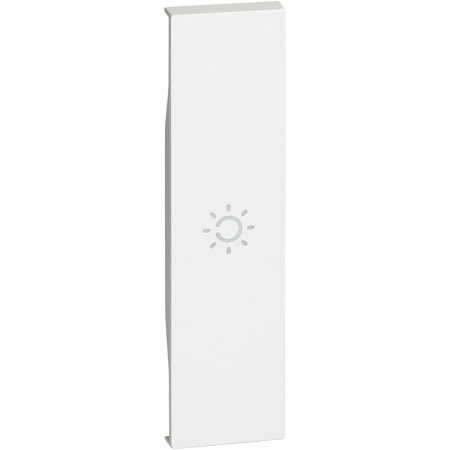 Tasta intrerupator simbol lumina 1M Living Now Bticino alb KW01A