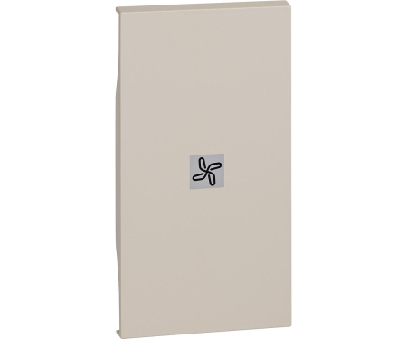Alte functii Living Now - Tasta intrerupator simbol ventilator 2M Living Now Bticino nisip KM01M2RN