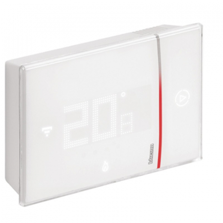 Termostate Living Now - Termostat conectat Netatmo Wi-Fi aparent Living Now Bticino alb XW8002W