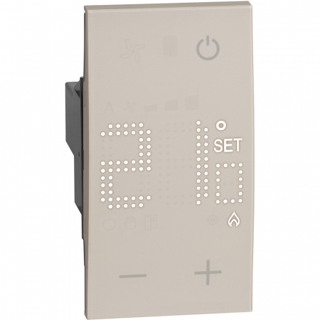 Termostate Living Now - Termostat electronic 2M Living Now Bticino nisip KM4441