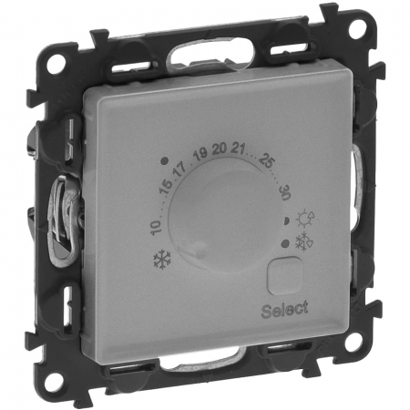 Legrand Valena Life - Termostat electronic de camera Legrand Valena Life aluminiu 752333