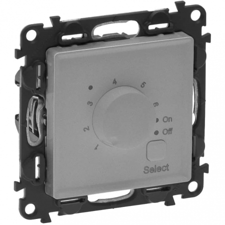 Legrand Valena Life - Termostat incalzirea pardoseala Legrand Valena Life aluminiu 752334