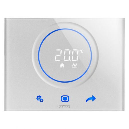 Prize si intrerupatoare - Termostat termo 3M ICE KNX Easy incastrat Gewiss Chorus titan GW16974CT