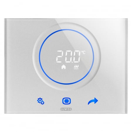 Prize si intrerupatoare - Termostat termo ICE KNX aplicat Gewiss Chorus titan GW16976CT