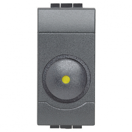 Prize si intrerupatoare - Variator de tensiune rotativ Living Light Bticino 1M antracit L4406