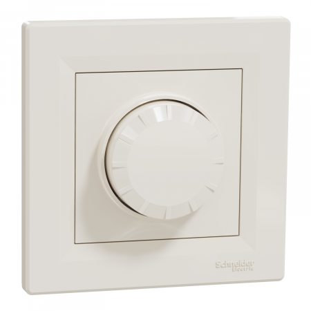 Prize si intrerupatoare - Variator led rotativ 370W Schneider Asfora crem EPH6800123