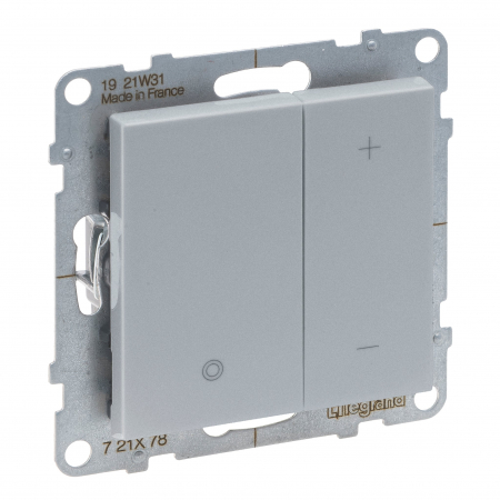 Variatoare Suno - Variator multi sarcina prin apasare Legrand Suno aluminiu 721378