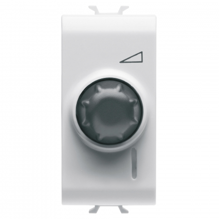 Prize si intrerupatoare - Variator rotativ cu led 1M Gewiss Chorus alb GW10564