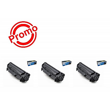 SET 3 BUC. X Cartus Toner HP Q2612A