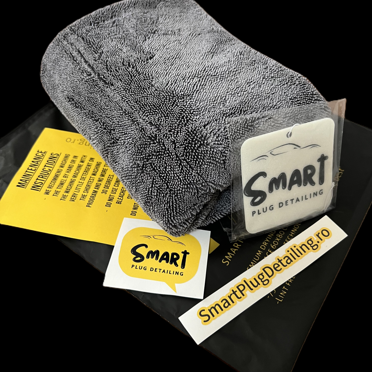 Prosop uscare auto XL, Ultra absorbant, Spotless, Microfibra Twisted Loop, 80x60 cm, 750 GSM [5]