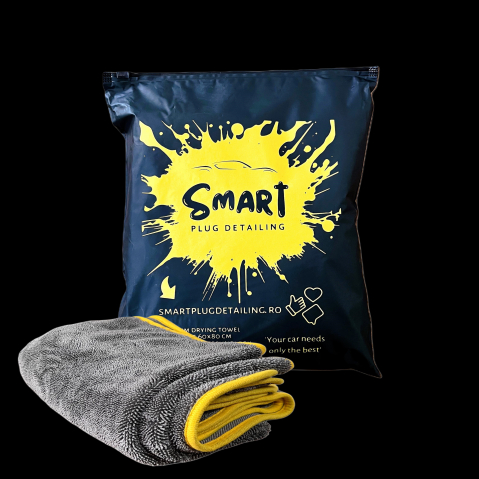 Exterior - Prosop uscare auto XL, Ultra absorbant, Spotless, Microfibra Twisted Loop, 80x60 cm, 750 GSM