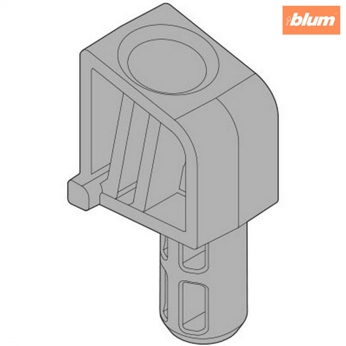 124° Limitator unghi de deschidere pt AVENTOS HL, finisaj R7037 gri închis 20L7051 [2]