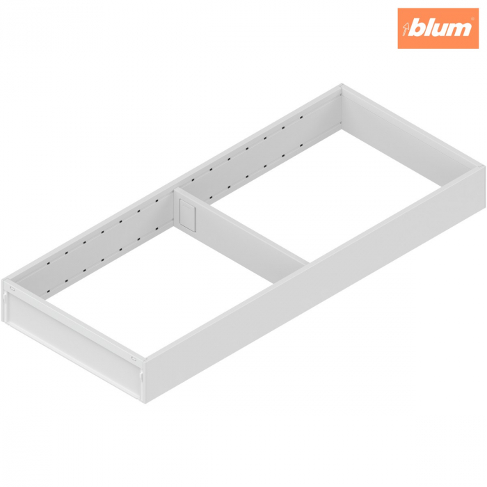 AMBIA-LINE Ramă, pentru LEGRABOX/MERIVOBOX Sertar, Oţel, NL=500 mm, Lăţime=200 mm, finisaj alb-mătase mat ZC7S500RS2 [1]