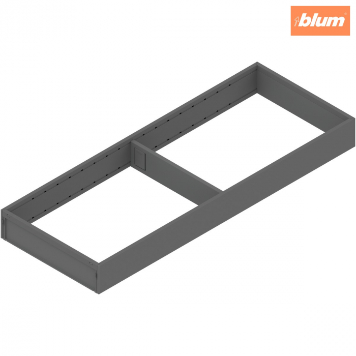AMBIA-LINE Ramă, pentru LEGRABOX/MERIVOBOX Sertar, Oţel, NL=550 mm, Lăţime=200 mm, finisaj gri-orion mat ZC7S550RS2 [1]