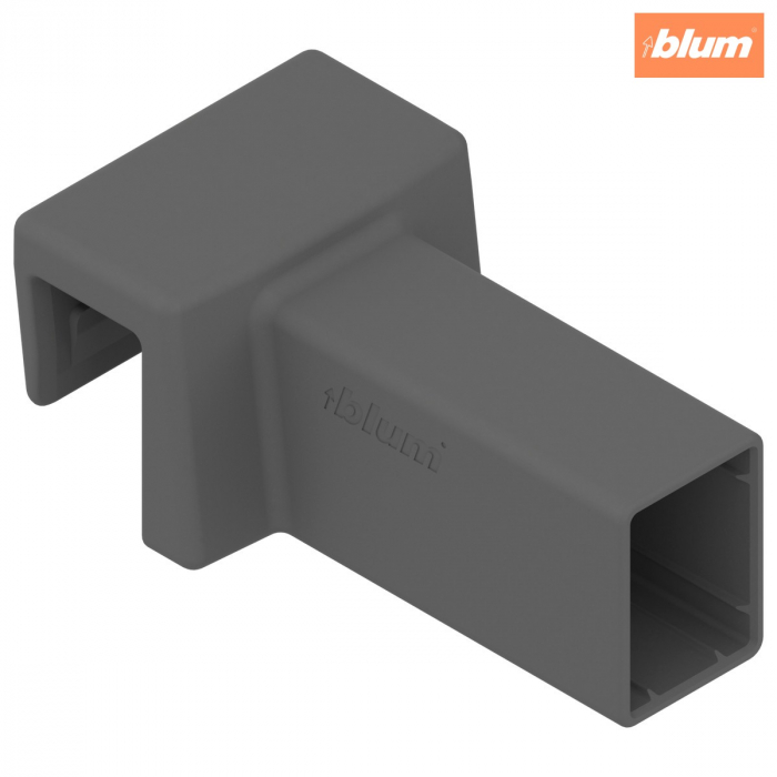 AMBIA-LINE Suport de traversă din sticlă, pentru LEGRABOX free, finisaj gri-orion mat ZC7U11E0 [1]