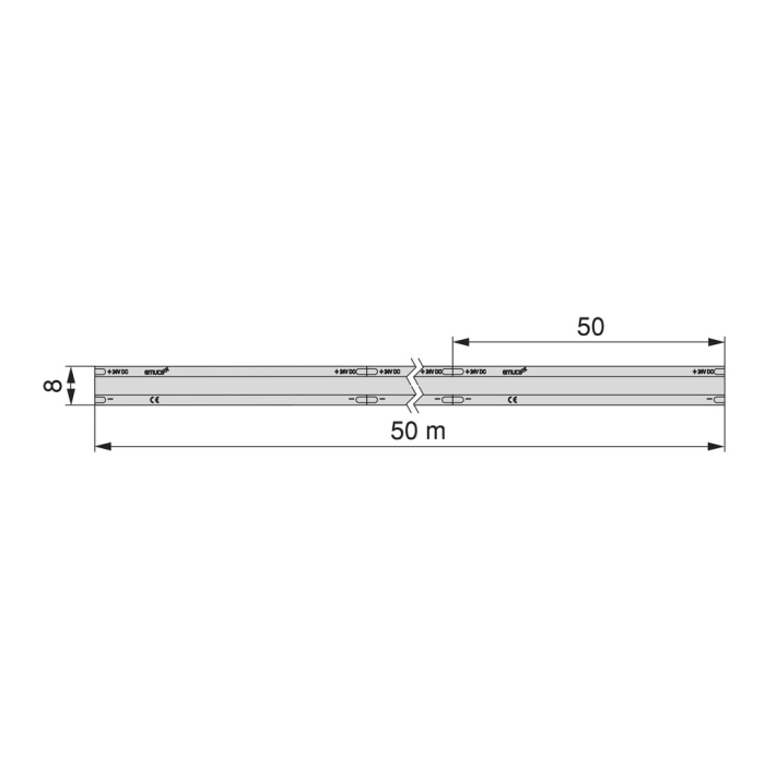 Banda LED COB Lynx Premium 50 m, 4000K, 24V [17]