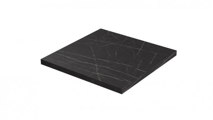 Blat pentru masa 700x700 mm, Pietra Grigia negru F206 ST9 [1]
