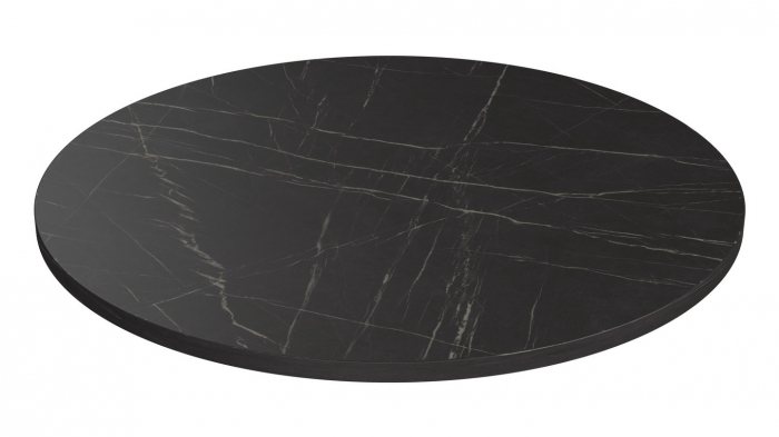 Blat pentru masa Ø 1400 mm, Pietra Grigia negru F206 ST9 [1]