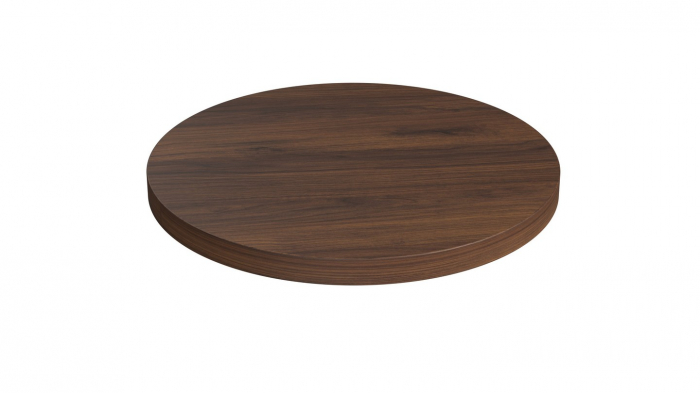 Blat pentru masa Ø 600 mm, Nuc Warmia maro H1307 ST19 [1]