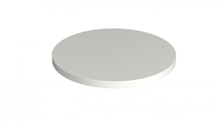 Blat pentru masa Ø 700 mm, Alb Premium W1000 ST9 [1]