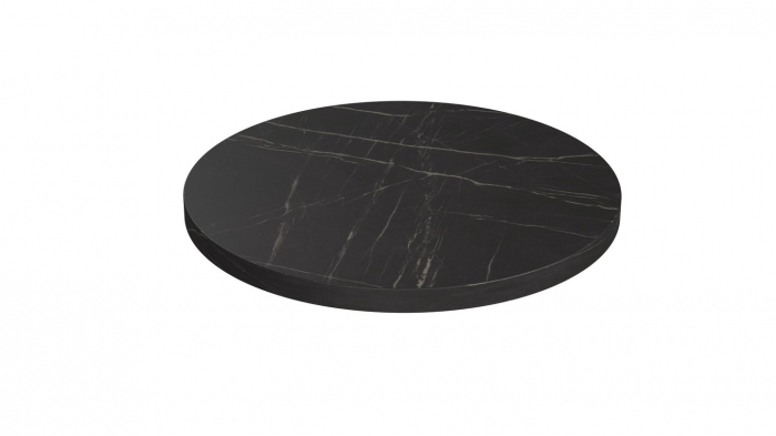 Blat pentru masa Ø 700 mm, Pietra Grigia negru F206 ST9 [1]