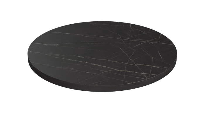 Blat pentru masa Ø 900 mm, Pietra Grigia negru F206 ST9 [1]