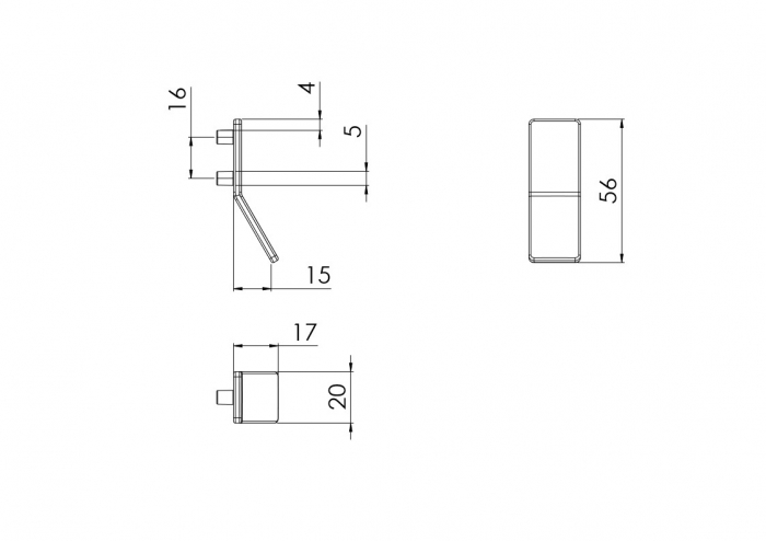 Buton metalic aluminiu 652.20 [4]