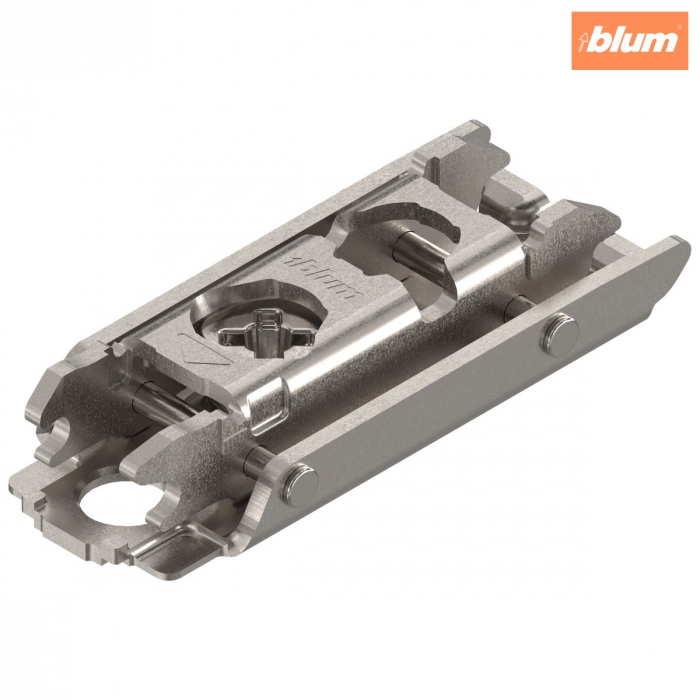 CLIP Plăcuţă de montaj, dreaptă, 0 mm, oţel, şuruburi, reglaj pe înălţime: Excentric, finisaj nichelat 175H3100 [1]