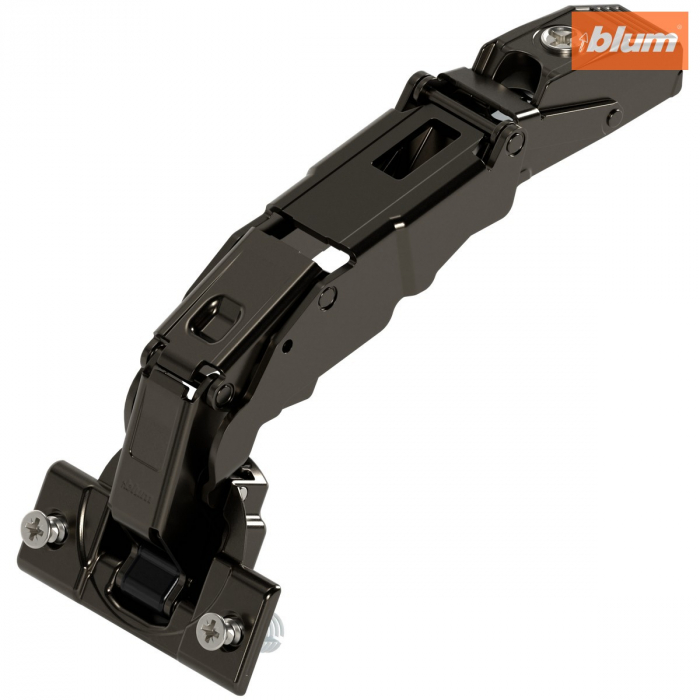CLIP top Balama cu unghi larg pentru punct de intrare 0 155°，Uşă aplicată, fără arc, Oală: şuruburi, finisaj negru onix 70T7550 [1]