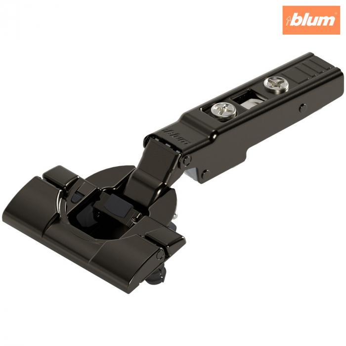 CLIP top BLUMOTION Balama standard 110° Special，Uşă aplicată, Oală: fără scule cu INSERTA, finisaj negru onix 73B3590 [1]