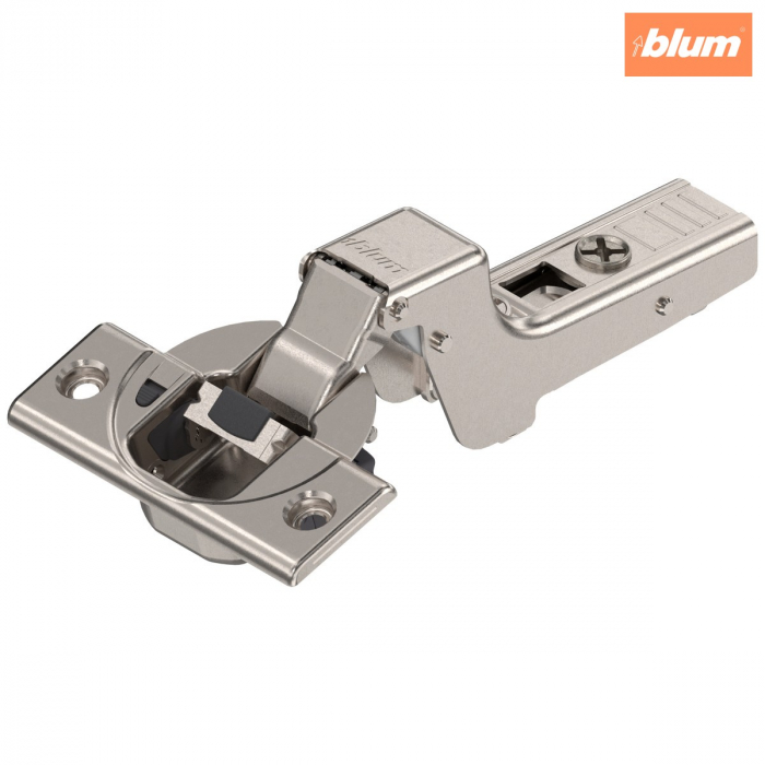 CLIP top BLUMOTION Balama standard 110°，Uşă încadrată, Oală: şuruburi, finisaj nichelat 71B3750 [1]