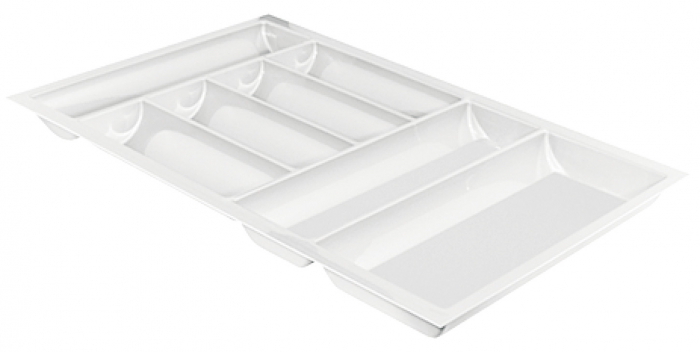 Compartimentare tacamuri premium alba, pentru latime front sertar de 800 mm [1]