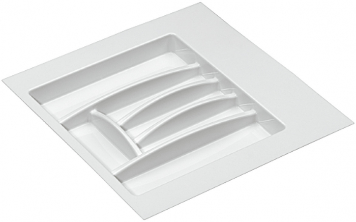 Compartimentare tacamuri universala alba, pentru latime front sertar de 600 mm [1]