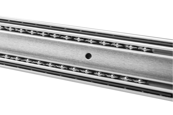 Glisiera cu bile, extragere totala si amortizor 900 mm, H=53 mm, capacitate incarcare 100 Kg [3]