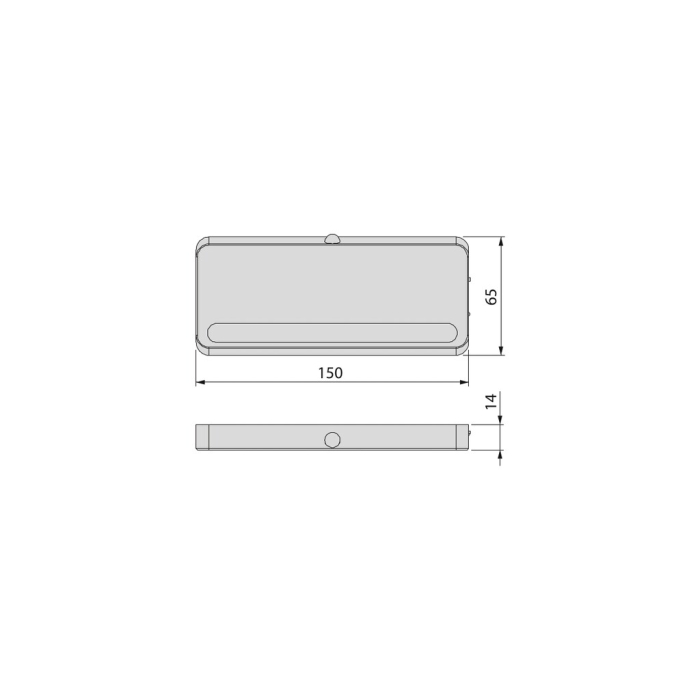 Lampa LED Kraz USB cu senzor de miscare, 4000K, finisaj gri metalizat [4]
