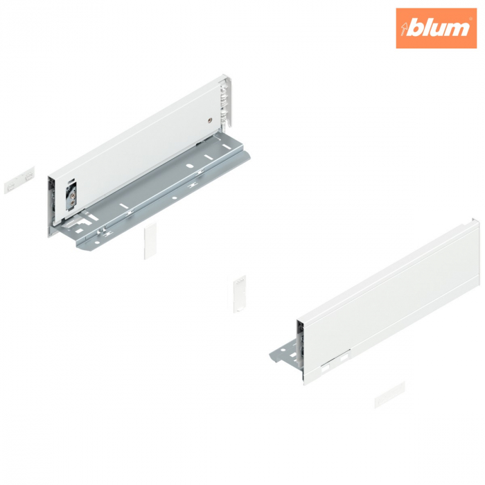 Laterală LEGRABOX, Înălţime M (90.5 mm), NL=300 mm, dreapta+stânga, pentru LEGRABOX pure, finisaj alb-mătase mat 770M3002S [1]