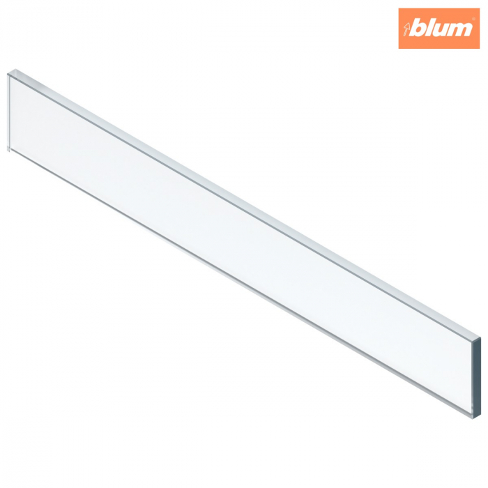 LEGRABOX Element de inserţie - faţă, Înălţime C (70 mm), KB=600 mm (18/19 mm), Sticlă, pentru LEGRABOX pure/free, finisaj clar ZE7V482G [1]
