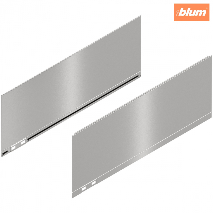 LEGRABOX Element decorativ, Înălţime C (177 mm), NL=450 mm, dreapta+stânga, finisaj inox periat-lăcuit 770C450AI [1]