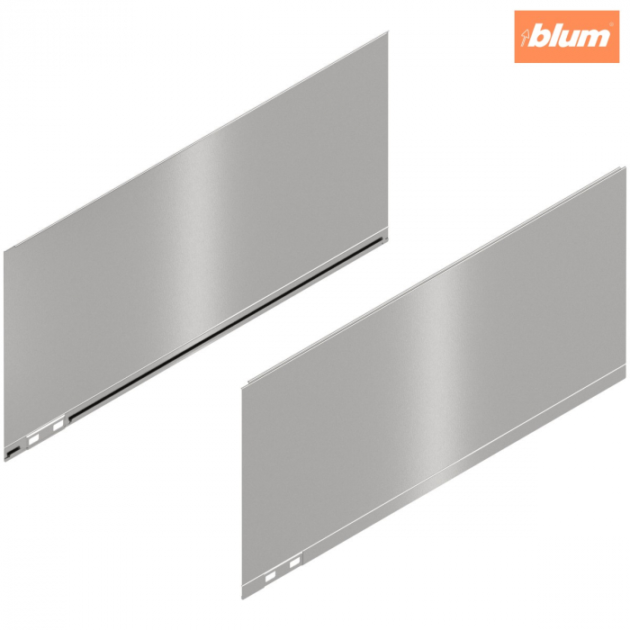 LEGRABOX Element decorativ, Înălţime F (241 mm), NL=500 mm, dreapta+stânga, finisaj inox periat-lăcuit 770F500AI [1]