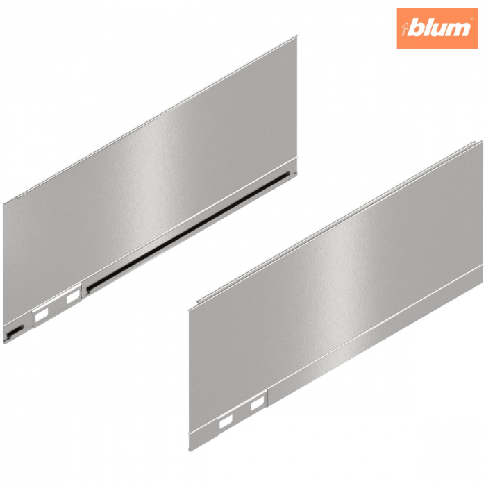 LEGRABOX Element decorativ, Înălţime K (128.5 mm), NL=300 mm, dreapta+stânga, finisaj inox periat-lăcuit 770K300AI [1]