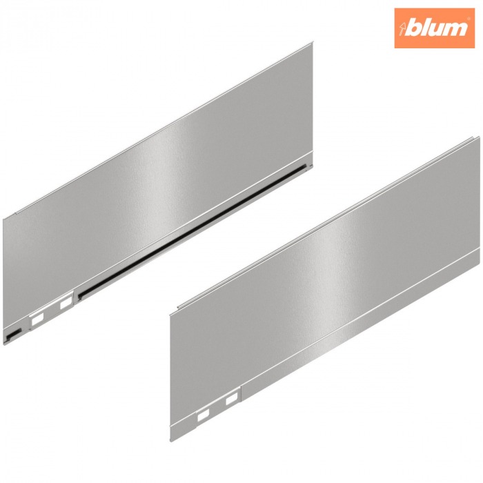 LEGRABOX Element decorativ, Înălţime K (128.5 mm), NL=350 mm, dreapta+stânga, finisaj inox periat-lăcuit 770K350AI [1]
