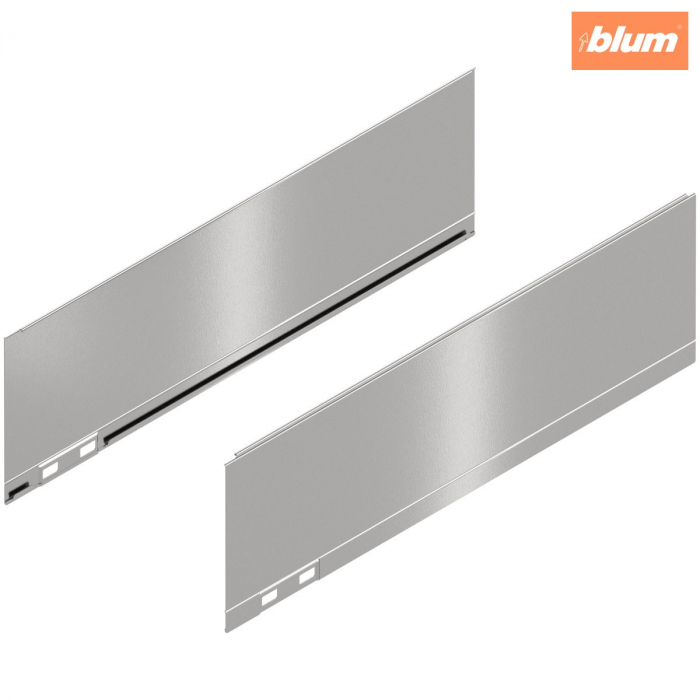 LEGRABOX Element decorativ, Înălţime K (128.5 mm), NL=400 mm, dreapta+stânga, finisaj inox periat-lăcuit 770K400AI [1]