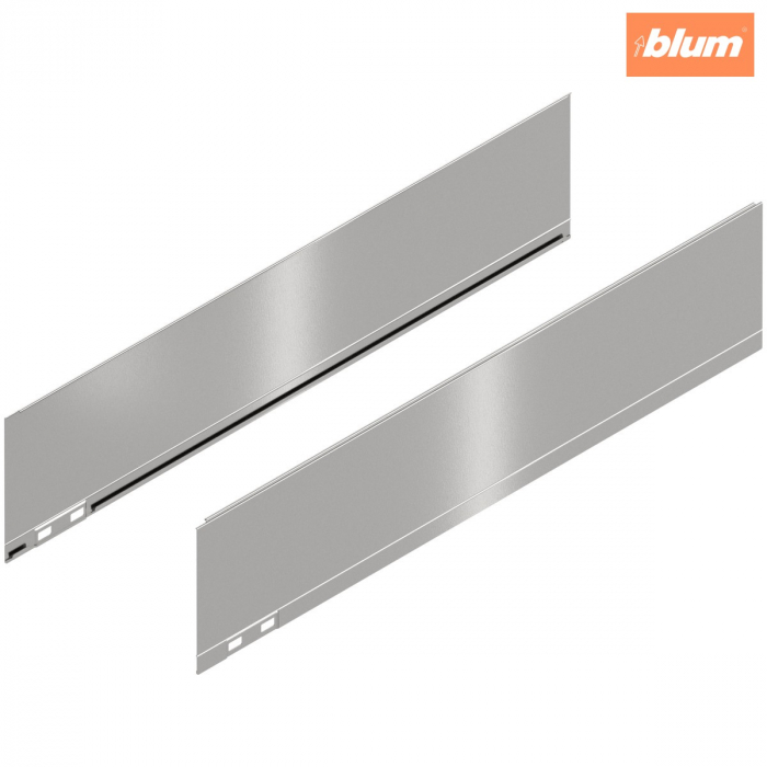 LEGRABOX Element decorativ, Înălţime K (128.5 mm), NL=550 mm, dreapta+stânga, finisaj inox periat-lăcuit 770K550AI [1]